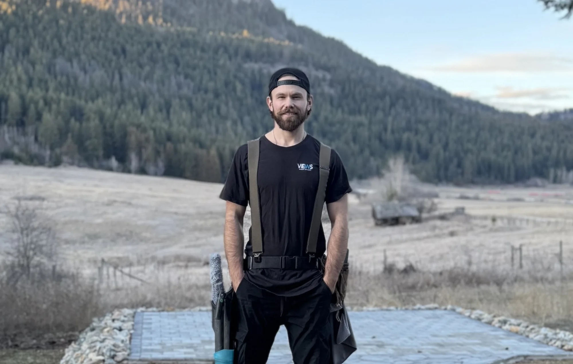 Ryan, owner of Views Window Cleaning serving Salmon Arm